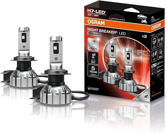 Osram Ampul Night Breaker Led Smart H7 16W 12V Px26D Hfb2, LED Far Ampulü 64210DWNBSM-2HB