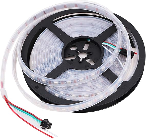 5 Meter WS2812B RGB LED Pixel Strip 5M 300LEDs 5050 SMD IP67 Waterproof LED Lighting [Energy Class F]