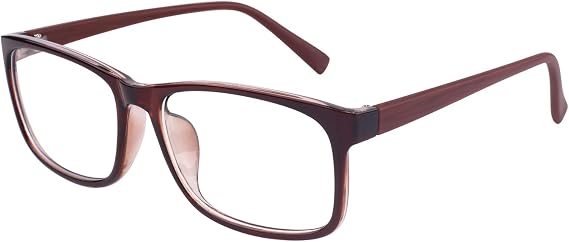 GQUEEN Fake Clear Glasses Non Prescription Glasses Eyeglasses Rectangular Frame, 201512