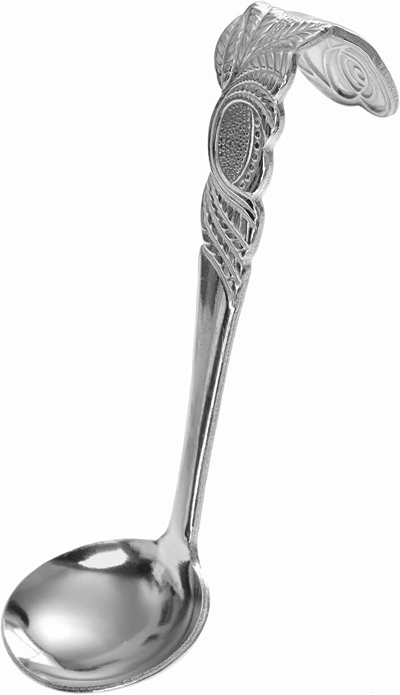 GRÄWE East Frisian Cream Spoon Stainless Steel Rose Decor Series