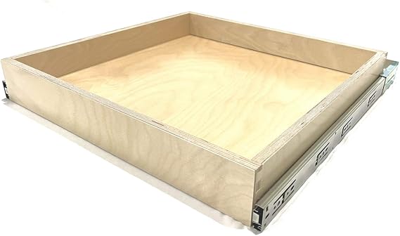 Sublime Design - Baltic Birch Wood Pull Out Drawers For Kitchen Cabinets | Sliding Pantry Storage Organizer - Pull Out Kitchen Drawer Replacement