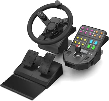 Saitek Farming Simulator Wheel, Pedals, Vehicle Side Panel Bundle (SCB432160002/01/1)