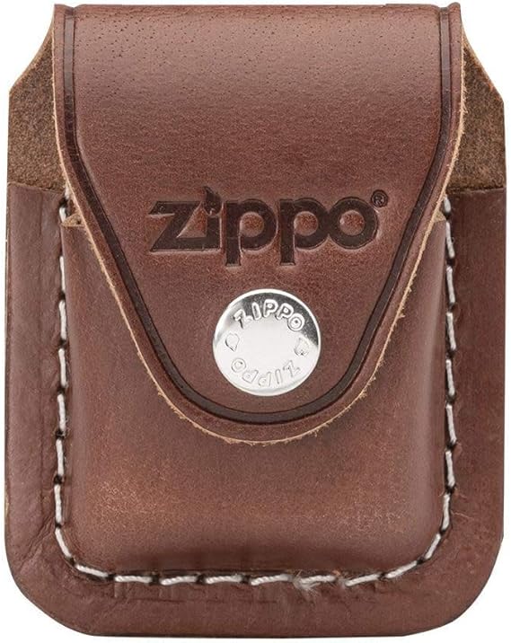 Zippo Brown Lighter Pouch with Clip