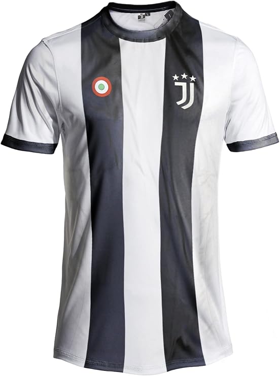 2024 2025 Black White Football Jersey. Neutral Football Shirt. Official Replica.