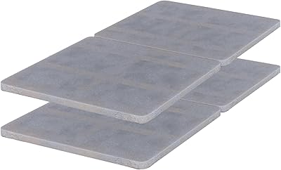 Nutan, 1.5-Inch Split Wood Bunkie Board for MattressBed Fully Assembled, Improved Comfort and Support, Twin XLPack of 2, Grey