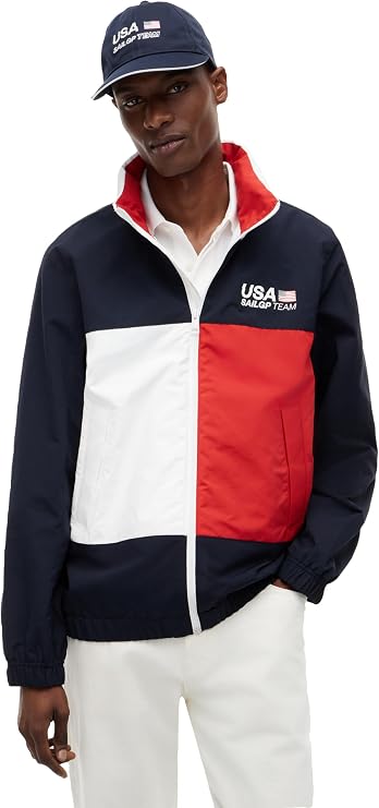 Tommy Hilfiger Men's US x SailGP Lightweight Regatta Bomber Jacket