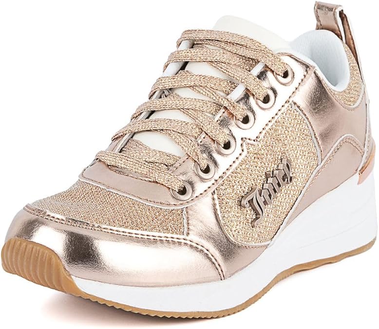 Juicy Couture Lace-Up Women's Fashion Sneakers - Casual Shoes for Tennis and Everyday Walking
