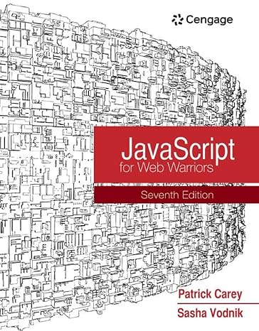JavaScript for Web Warriors (Mindtap Course List)