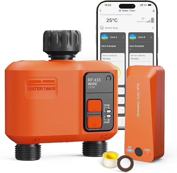 Irrigation Computer WLAN 2 Outputs with RF Technology 300M
