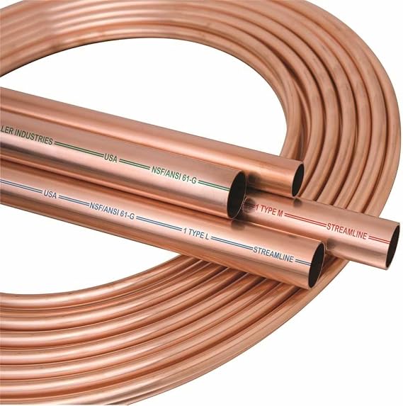 MUELLER INDUSTRIES GIDDS-203316 Copper Tubing Boxed, 3/8 in. Od X 25 Ft. -203316