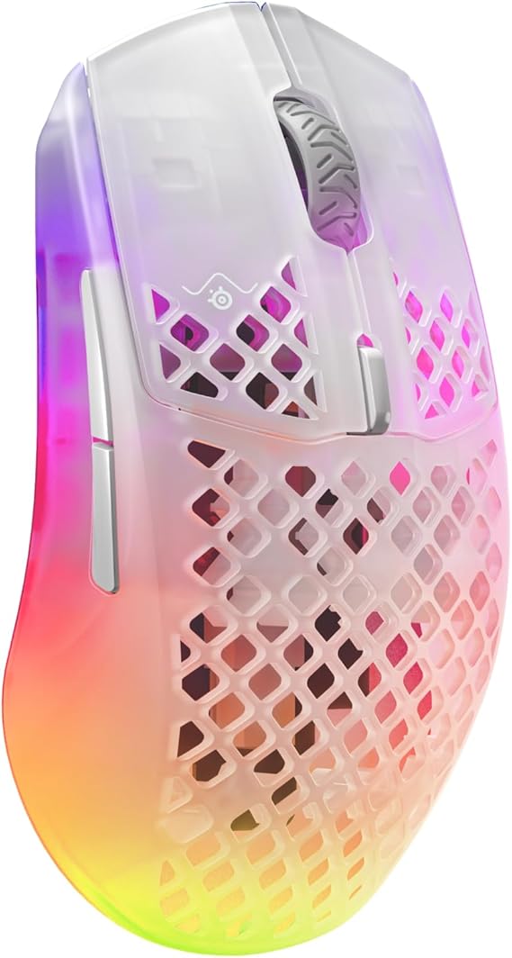 SteelSeries Aerox 3 Wireless Ghost Edition Gaming Mouse