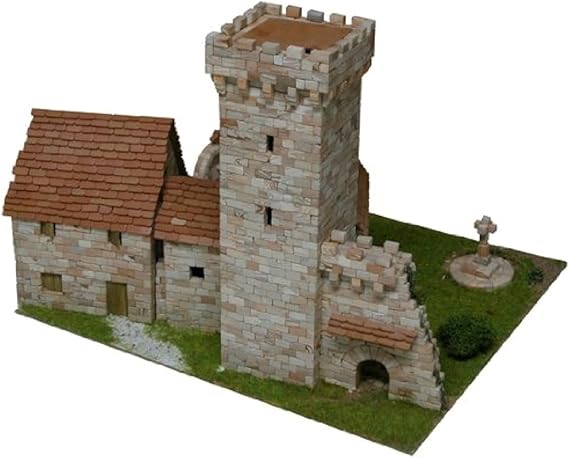 Aedes Ars 1256 Aedes Medieval Tower Model Kit, 31 x 26 x 5 cm, Multi-Color