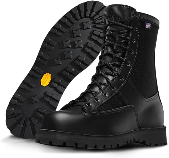 Danner Men's Acadia 8" Boot | Polishable Leather with Breathable Gore-Tex, Traction Outsole, Slip-Resistant Outsole, Stitchdown Construction