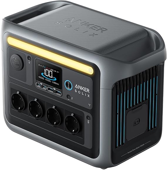 Anker Solix C1000X Powerhouse Power Station 1056Wh Grey (A1761311)