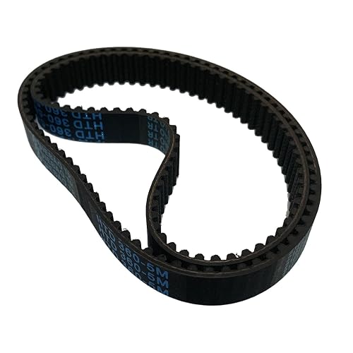 Drive Belts, HTD 360mm-5M-15mm, for Electric Skateboard, 4pcs, Black