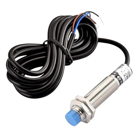 Heschen M12 Capacitive Proximity Sensor Switch Non-Shield Type LJC12A3-5-Z/BX Detector 1-5mm 10-30VDC 200mA NPN Normally Open(NO) 3 Wires