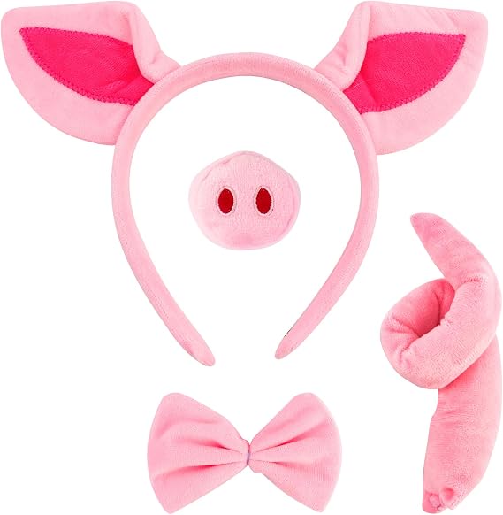 Animal Ears Headband Cute Halloween Costume Soft Cosplay Accessories for Women Adult