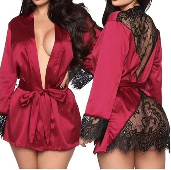 Women Lingerie Lace Chemise Sleepwear Babydoll Nightwear Sexy Strap Nightgown Chemise