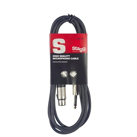Stagg SMC6 6 metre standard microphone cable