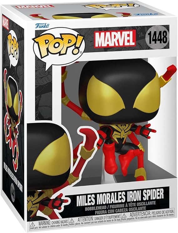 Funko POP! Marvel: Miles Morales Iron Spider - 1 in 6 Chance of Rare Chase