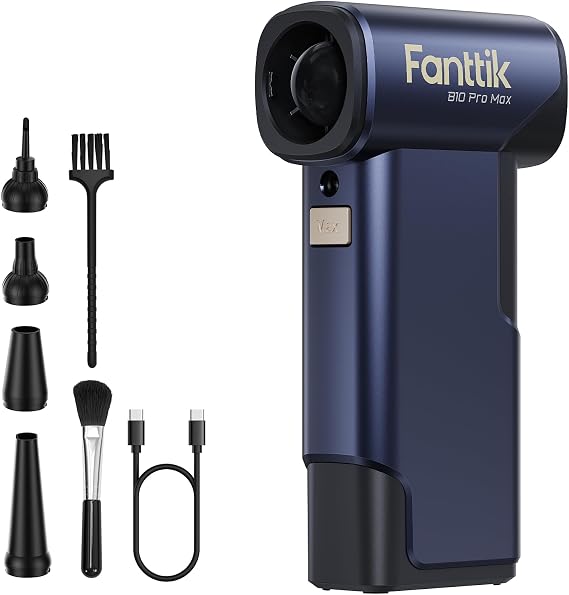 Fanttik B10 Pro Max Electric Air Duster with Powerbank Function (Navy Blue)