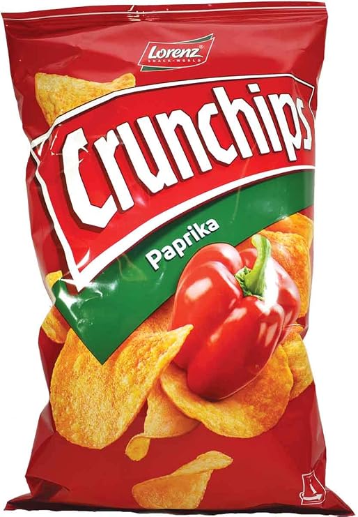 Lorenz Crunchips Paprika, 3.5 Ounce