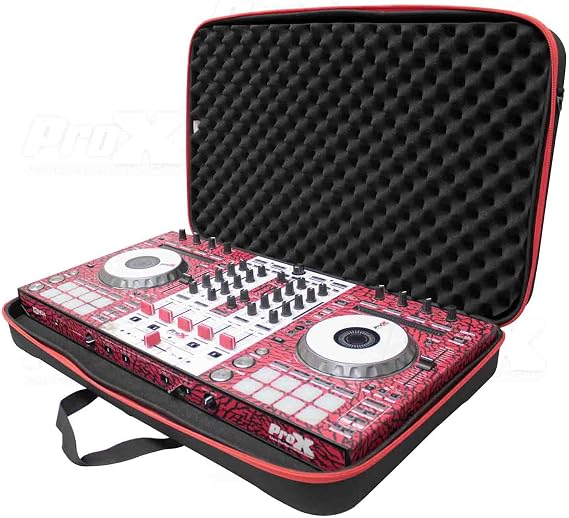 ProX XB-DJCM ZeroG Ultra Lightweight Hard Shell DJ Controller Strap Bag, For Pioneer DDJ-RX SX3 S1 and Numark Mixstream Pro Mixdeck, Pro Audio gear Storage
