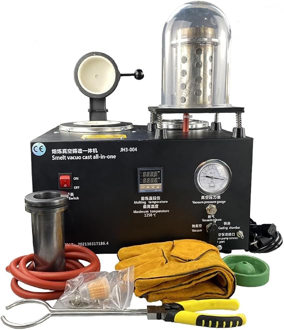 Lost Wax Cast Jewelry Tools Casting Equipment Machine Metal Smelting Mold Jewellery Vacuum Casting Machine