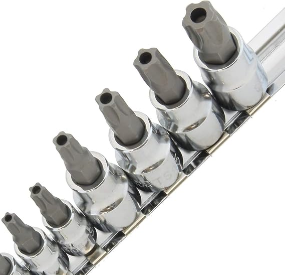 11 pc 5-Point Star Torx Tamper Proof Security Bit Socket Set