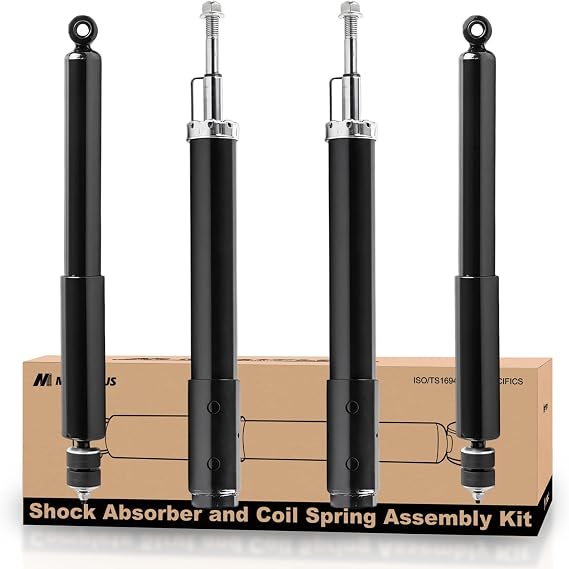MOSTPLUS Complete Strut Assemblies Shocks Absorbers 344433 71962 Compatible with 1994-2004 Ford Mustang GT Base Coupe(Set of 4)
