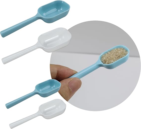 EIKS 4 Pack Teaspoons Measuring Spoons Scoop,15ml x 2 + 5ml x 2