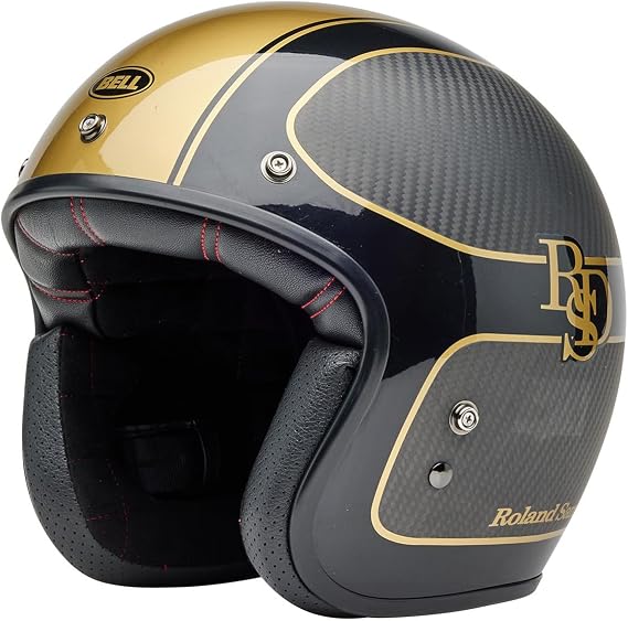 Bell Custom 500 Carbon Helmet (Gloss RSD Player Matte/Gloss Black/Gold - Medium)