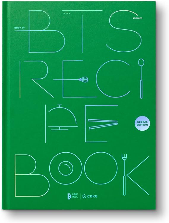 BTS RECIPE BOOK - Official BTS Merchandise, 15 Authentic Korean Food Recipes Inspired by BTS, Korean Cookbook for Easy Step-by-Step Cooking, Traditional Korean Cuisine, Kpop Merch, BTS Gift Idea