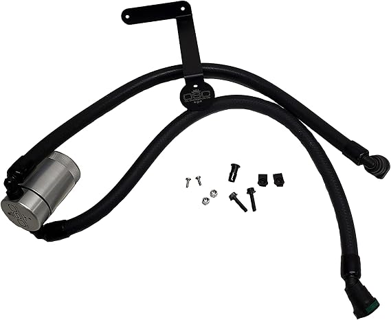 J&L Oil Separator Co. 3.0 Oil Separator Compatible with the 2011-2026 F-150 2.7L/3.5L; '18-'21 Expedition Passenger Side (Silver)