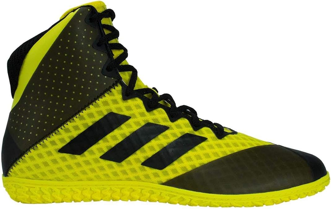 Adidas Mat Wizard 4 Wrestling Shoe, Yellow/Black, 9
