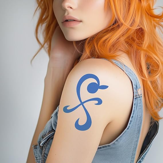 Nami Cosplay Temporary Tattoo/Anime Costume Cosplay Tattoo Halloween