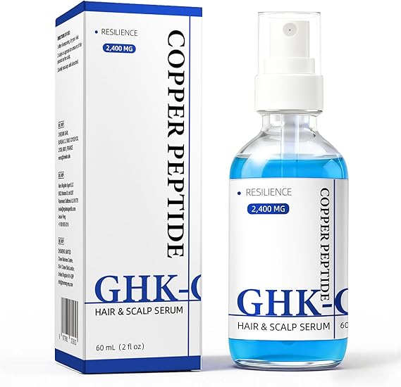 GHK-CU Copper Peptide Hair Growth Serum Spray, Hair Serum for Hair Growth for Men & Women,Hair Oil for Dry Damaged,Strengthens & Thickens, Reduces Hair Fall