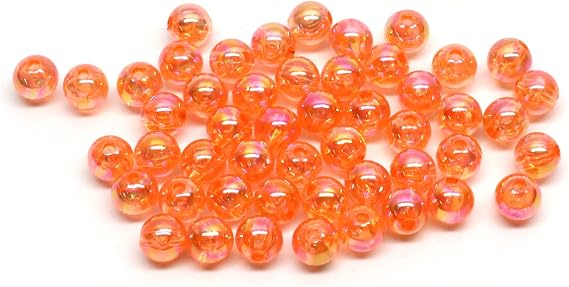 Harmony Fishing - Holographic Beads for Fishing Rigs, Baits & Lures (50 Pack)