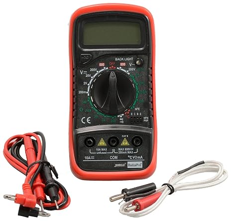 MAS838L 2000 Count 3.5-Digit Digital Multimeter 8 Function Replaceable Fuse