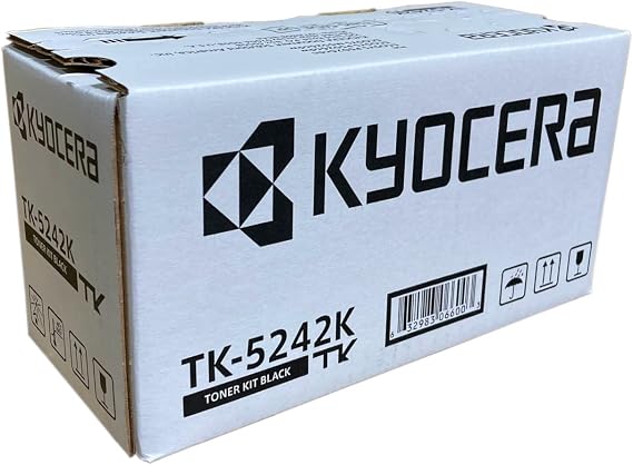 KYOCERA TK-5242K Black Toner Cartridge for M5526cdw/ P5026cdw Model Laser Printers (1T02R70US0)