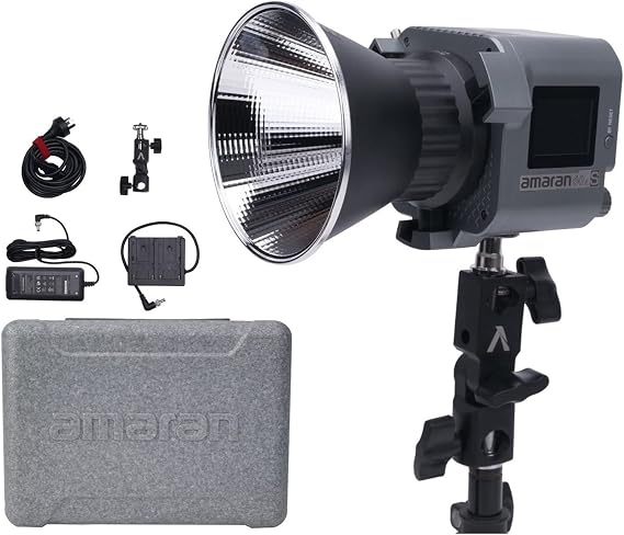 Aputure Amaran 60d S LED Video Light 65W 5600k Daylight Bowens Mount Continuous Light with App Control DC/AC Power Supply