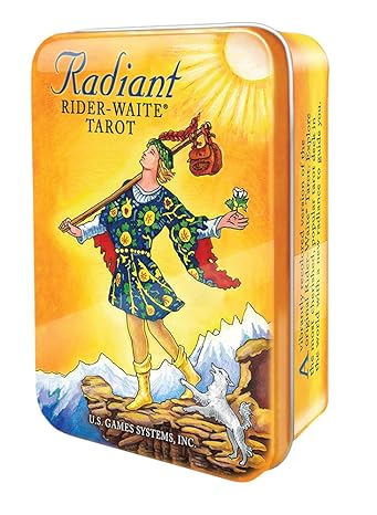 Radiant Rider-Waite Tarot in a Tin