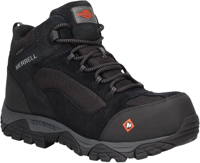 Merrell Men's Moab Onset Mid Waterproof Composite Toe Construction Boots