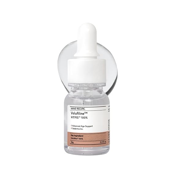 NANO RECIPE 100% Volufiline | Patented Cosmetic Ingredient from SEDERMA (France) | DIY Skin Care, Plumping, Firming, Lightweight, Fragrance-free 10ml