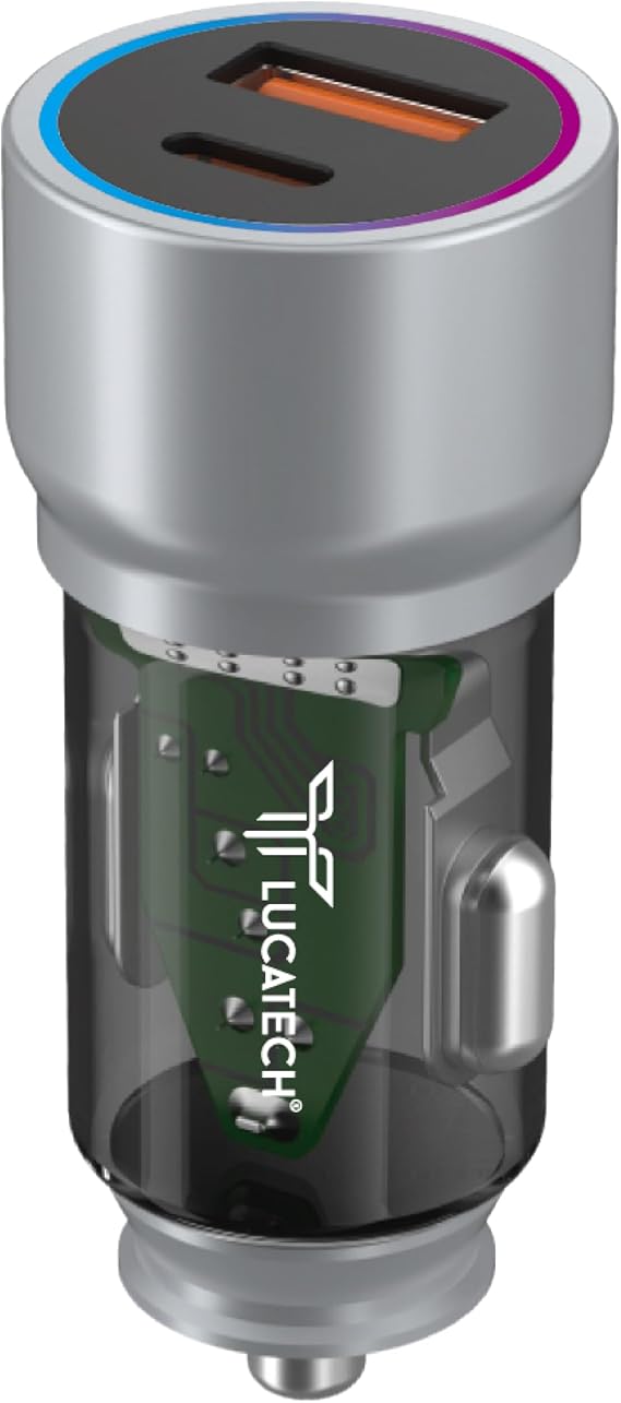 67W TURBO Araç Şarj Başlığı – USB + PD Girişli