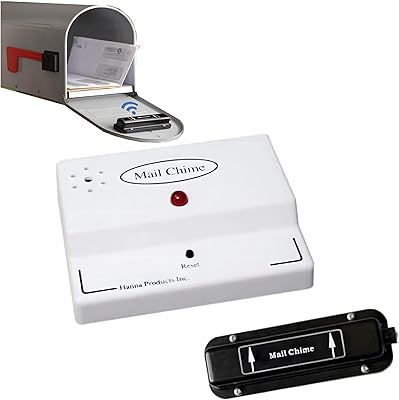 Mail Chime MAIL-1200 Mailbox Notification System Mailbox Signal With Wireless Transmitter
