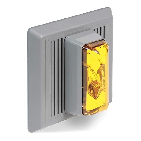 Horn Strobe, Amber, 24VAC/DC