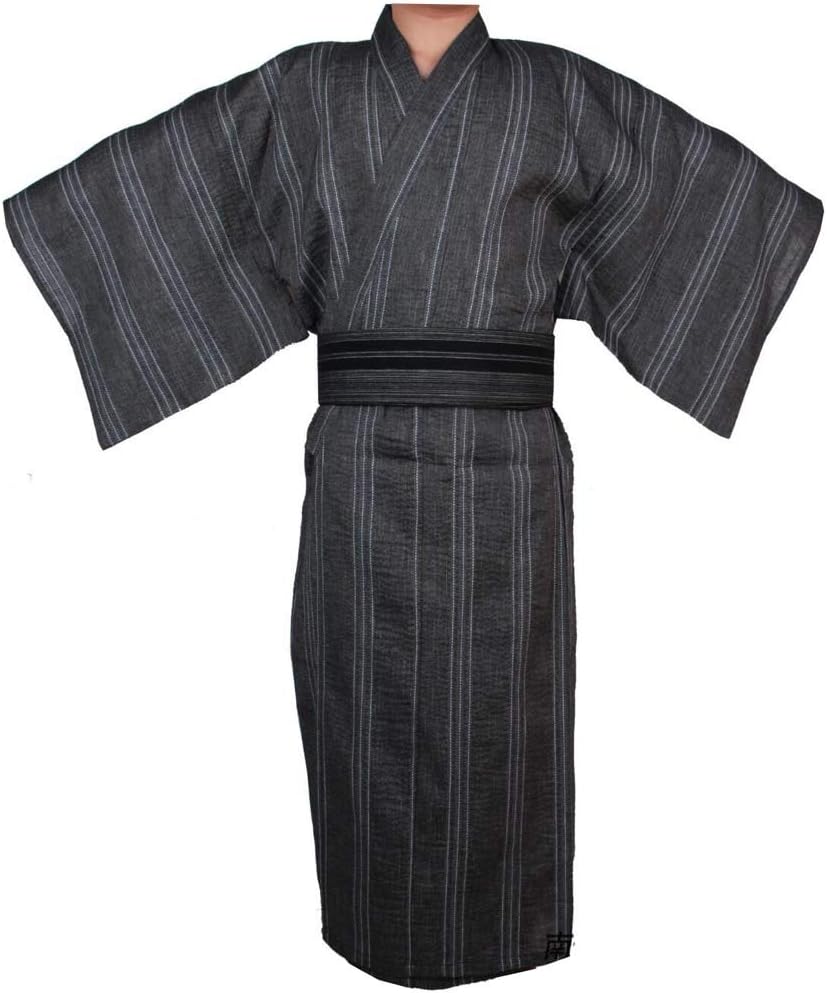 Fancy Pumpkin Jinbei Men's Japanese Yukata Japanese Kimono Home Robe Pajamas Dressing Gown
