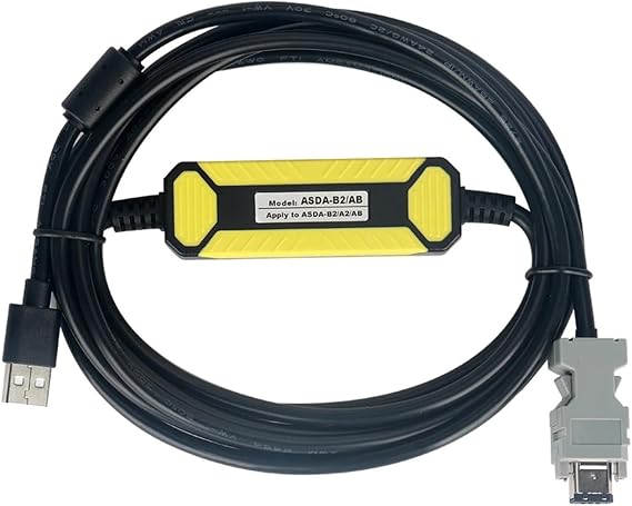 ASDA-B2 AB Suitable for Delta A2 Servo Drive CN3 Connect PC Communication Programming Cable ASD-CNUS0A08 A3 B3 E3-E (Color : ASDA-B2 AB Economic)