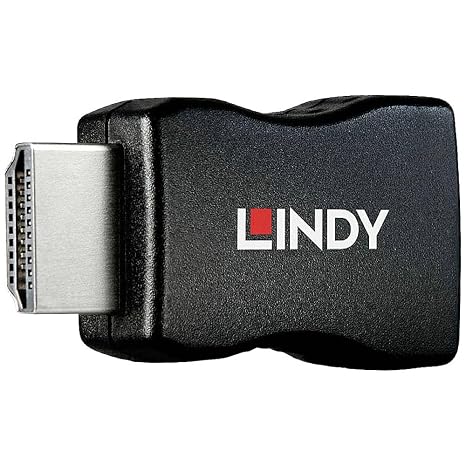 LINDY HDMI 10.2G EDID Emulator, 3840x2160@30Hz Support, HDCP Pass-Through, Over EDID Related Problems, Use with PCs and AV Equipment